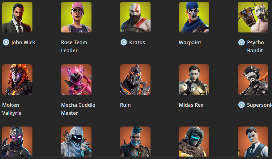 فورتنايت كريوتس مع الاكس