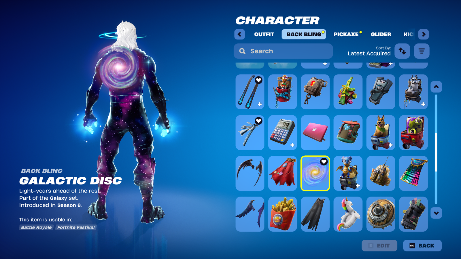 حساب فورتنايت نادر سكن جالكسي Galaxy Skin + طور الزومبي Save The World يعطي V-Bucks | فل اكسس مع ربط سوني و Xbox